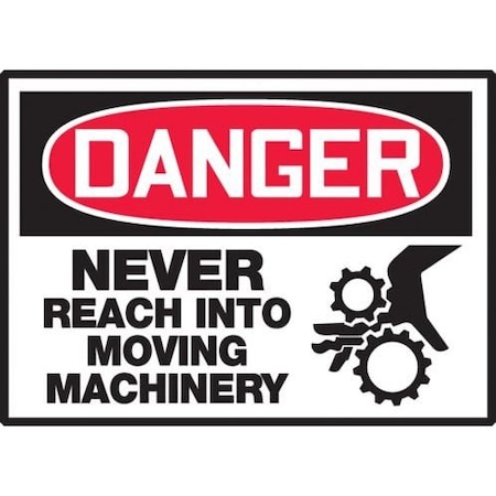 OSHA DANGER SAFETY LABEL NEVER LEQM141XVE